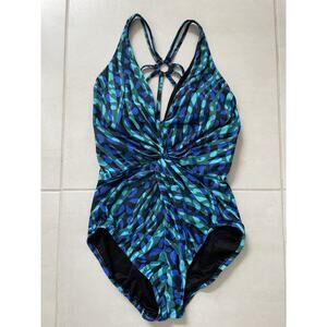 Magic Suit Swim One Piece Swimsuit Print Strappy Back Swimwear